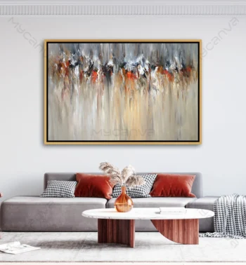 Tableau Abstrait Moderne Relief